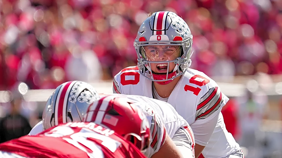 Ohio State's Julian Sayin status in question for Oregon game after injury