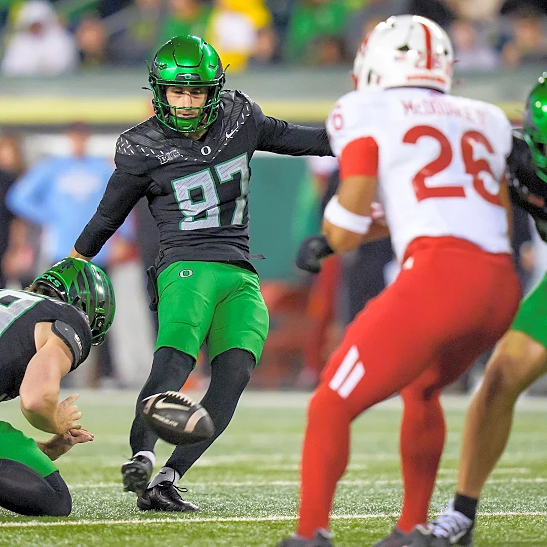 Oregon's Gage Hurych crowned Big Ten Special Teams Player of the Week