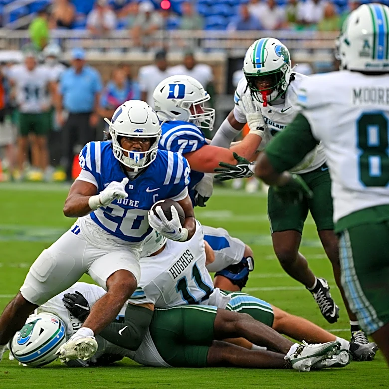 Nate Sheppard runs all over Tulane, leads Duke to opening win