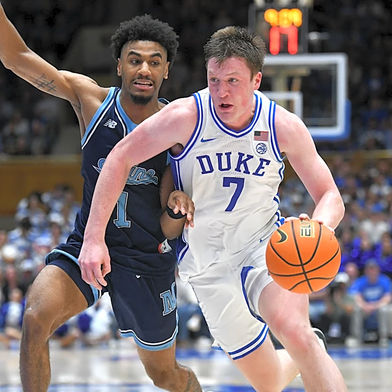 Duke alum Kon Knueppel seen representing a different school on opening week