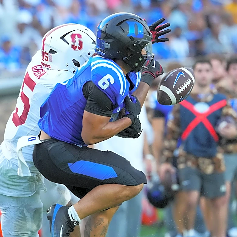 Duke receivers feeding off running game, Nate Sheppard
