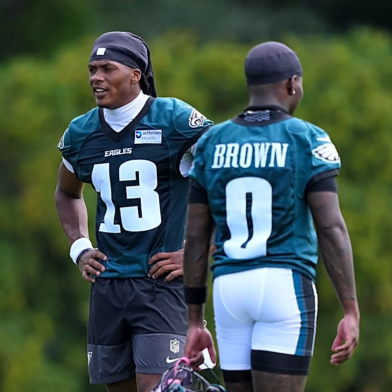 Dontayvion Wicks has emerged as a favorite in Eagles' WR2 competition