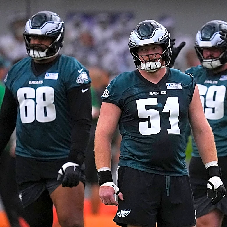 Eagles are taking a cautious approach with Cam Jurgens at training camp