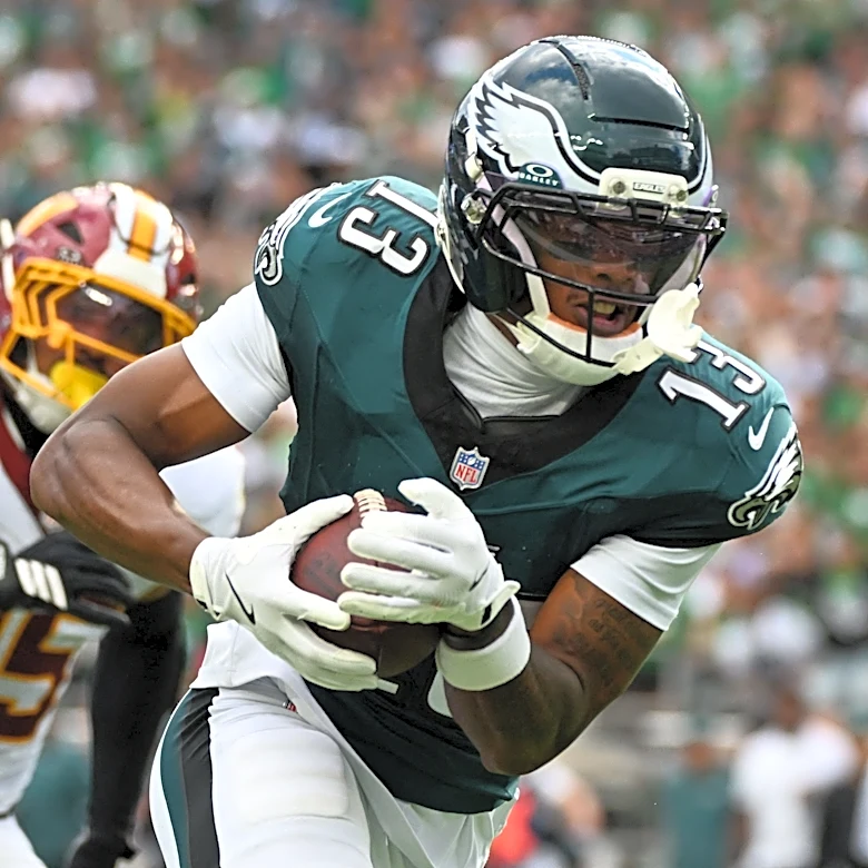 Dontayvion Wicks is making an early statement in first game with Eagles