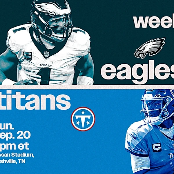 Eagles vs. Titans live updates: Start time, TV channel for NFL Week 2 game