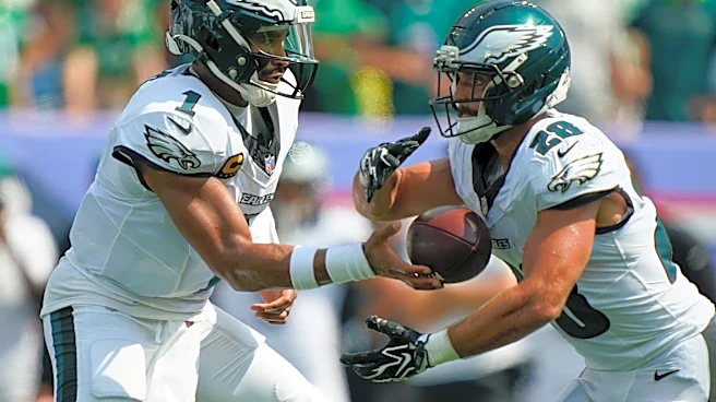 Sean Mannion credits Will Shipley's block on the Eagles' winning score