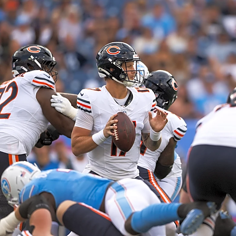 Caleb Williams ruled out vs. Eagles; Tyson Bagent listed as questionable