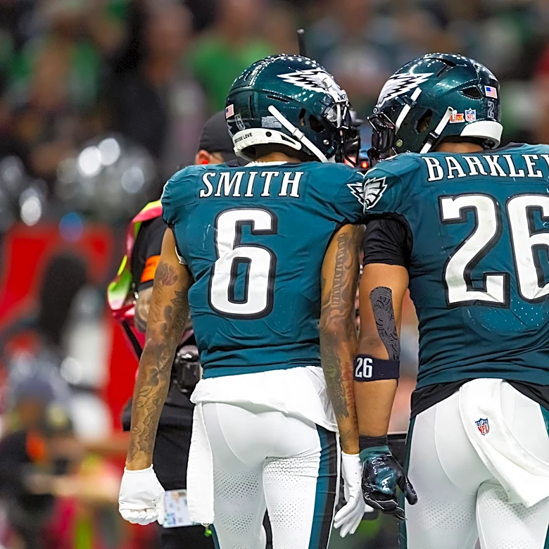 Eagles rule out 3 vs. Bears; Barkley and DeVonta Smith to play on MNF