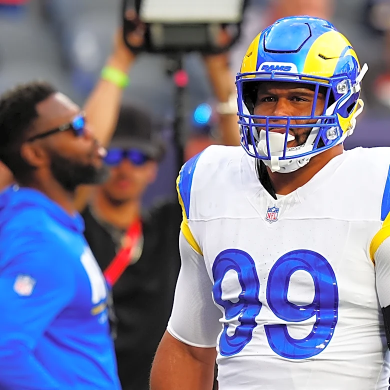 Eagles could face Puka Nacua while Aaron Donald battles back issue
