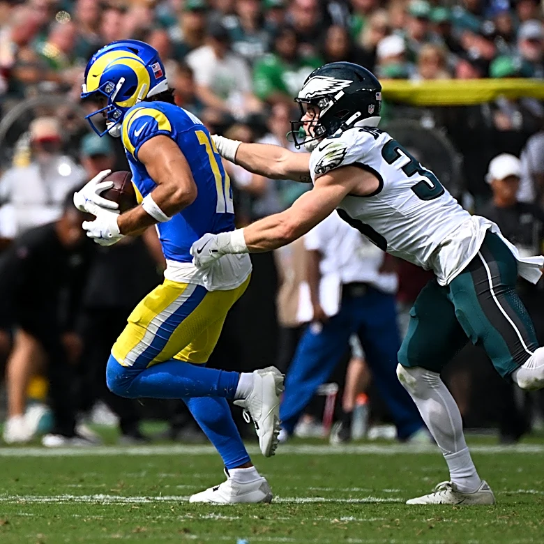 Is Puka Nacua playing today? Latest on Rams receiver vs. Eagles
