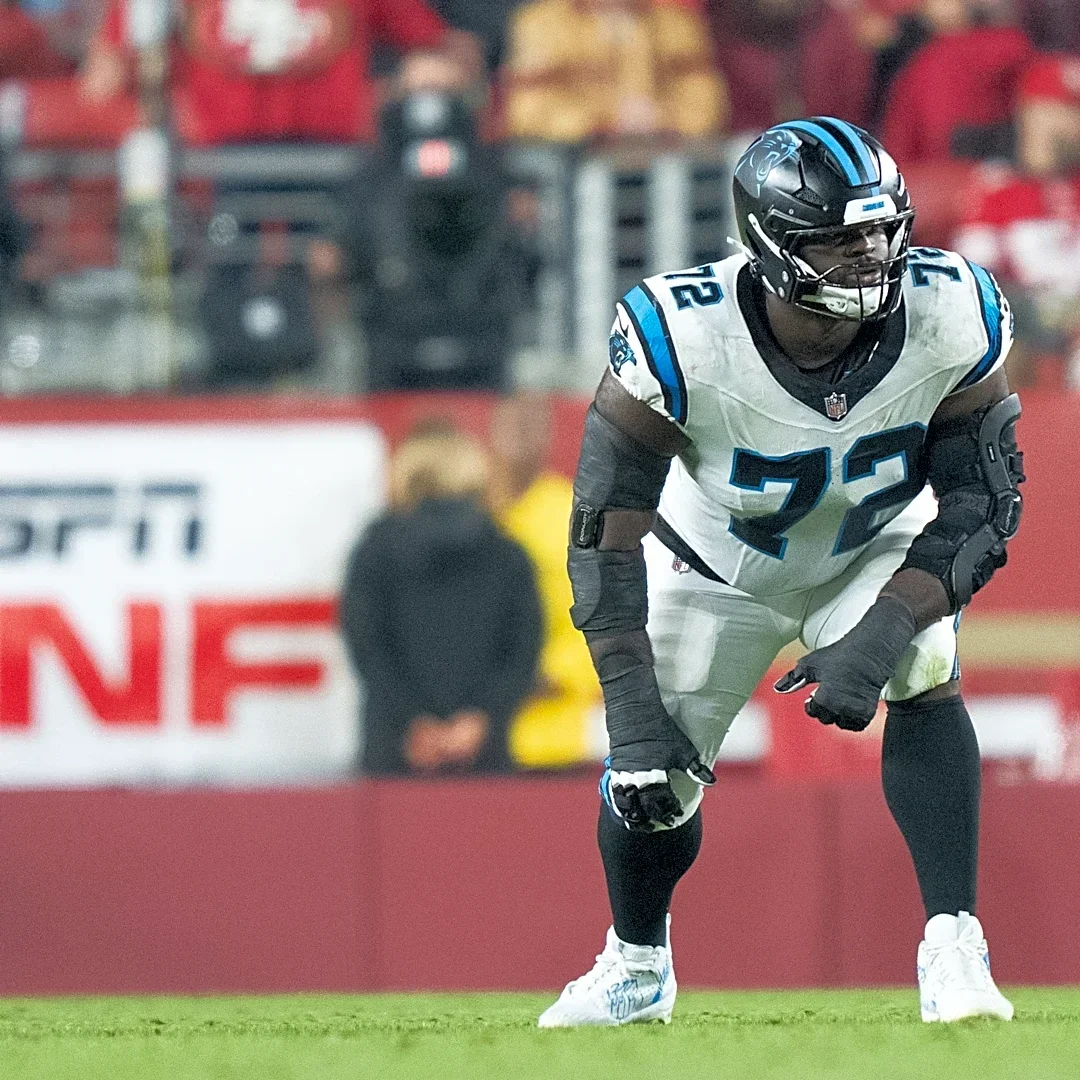 Panthers activate Taylor Moton and two others before Eagles game