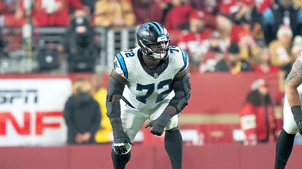 Panthers activate Taylor Moton and two others before Eagles game