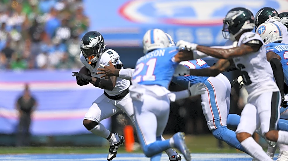 Eagles choose Elijah Moore over Hollywood Brown against Panthers