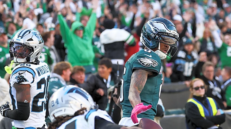 Studs and duds from Eagles' Week 6 loss to Panthers