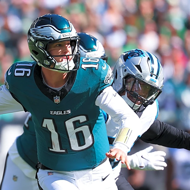 Jalen Hurts remains a guiding presence for Eagles QB Tanner McKee