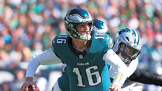 Jalen Hurts remains a guiding presence for Eagles QB Tanner McKee