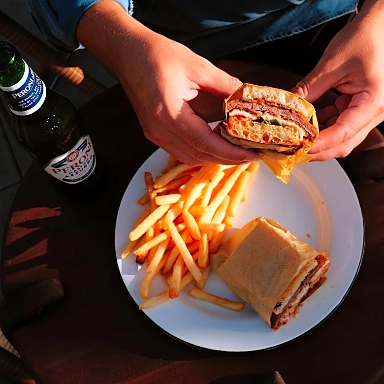 A New Arts District Destination Serves Up Rooftop Movies and Milanesa Schiacciata Sandwiches