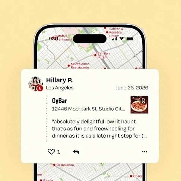 The Eater App Now Lets You Swap Dining Notes