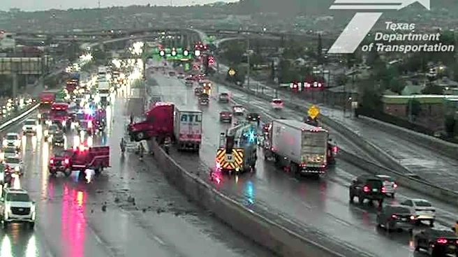 El Paso semitrailer crash closes I-10, flooding closes Montana Avenue