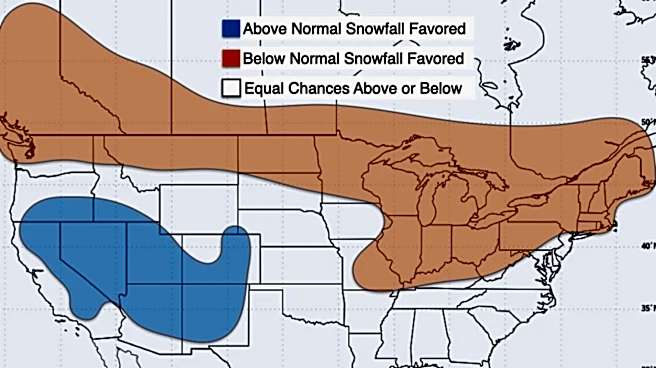 Winter snow forecast map shows where El Niño could bring more snow