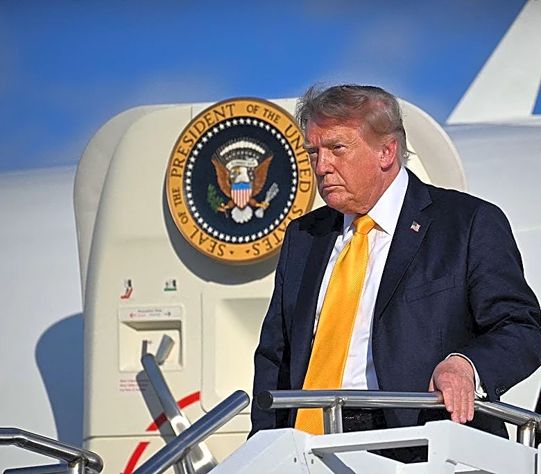Trump new hair color? Darker look has internet buzzing