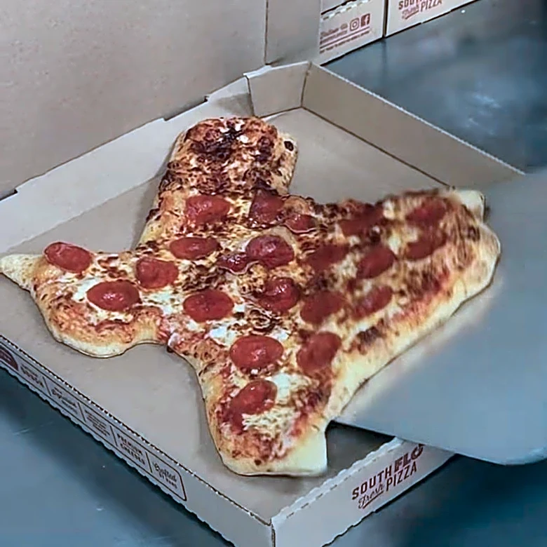 H-E-B serves up Texas-shaped pizza ahead of football season