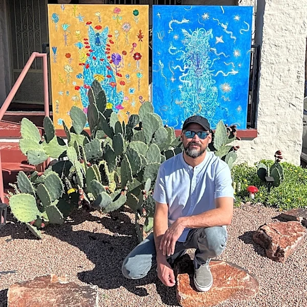 Artist Gabriel Marquez brings 'Weight of a Flower' to El Paso