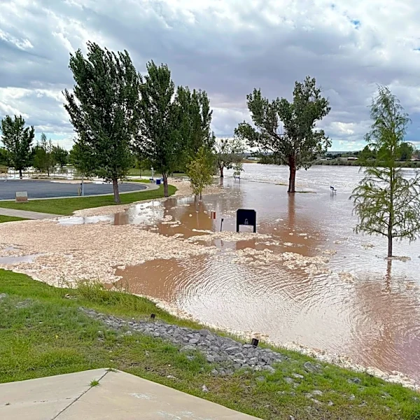 Rio Grande overflows at Las Cruces park as river water heads south