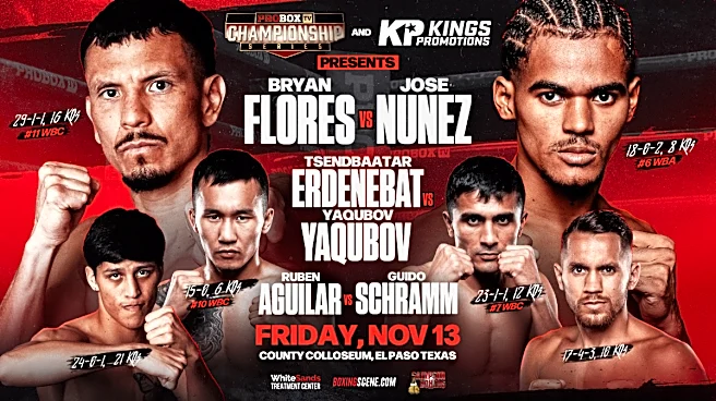 El Paso County Coliseum to host showdown between ranked super lightweights