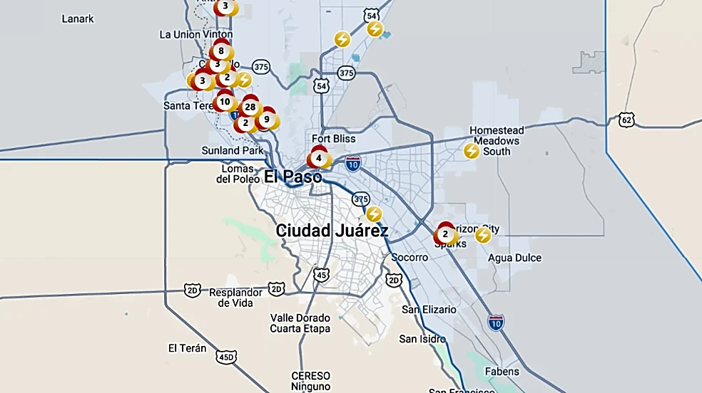 Nearly 6,600 lose power as damaging winds slam El Paso