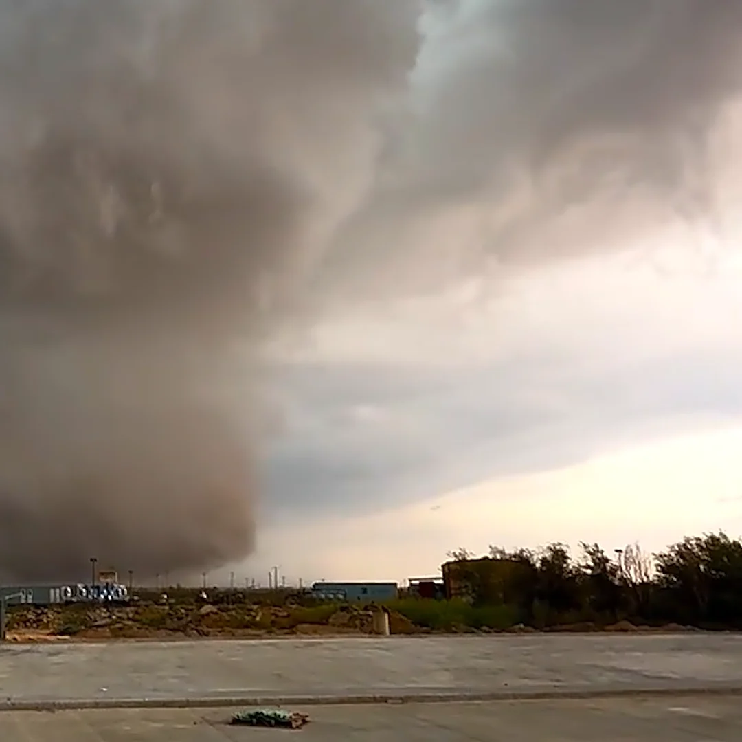 Watch: Tornado swirls near Fort Stockton as storms hit West Texas