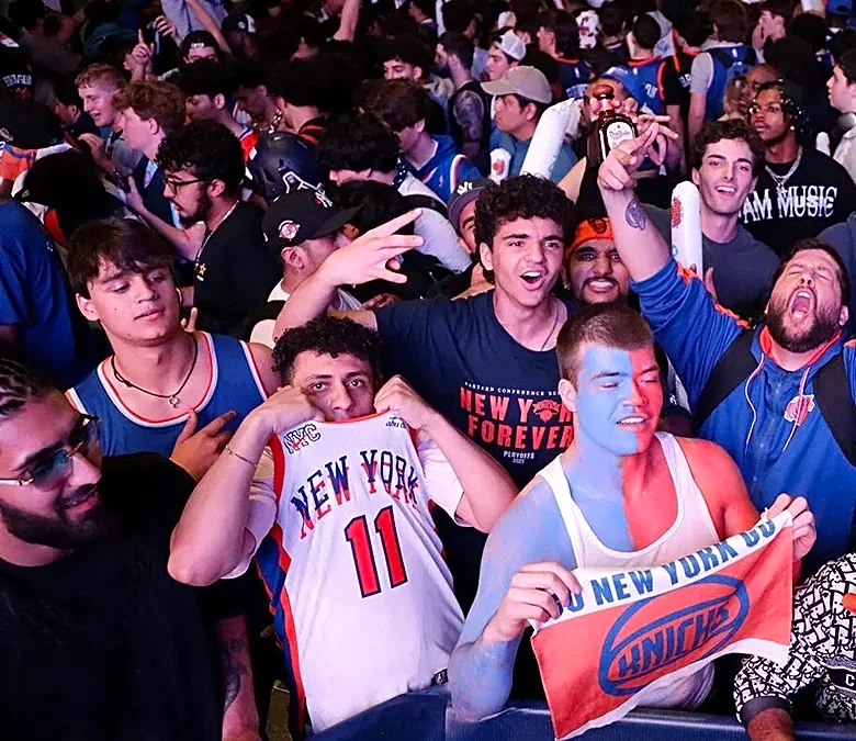 Police Snatches Camera From Local Reporter During Wild Celebrations on New York Streets