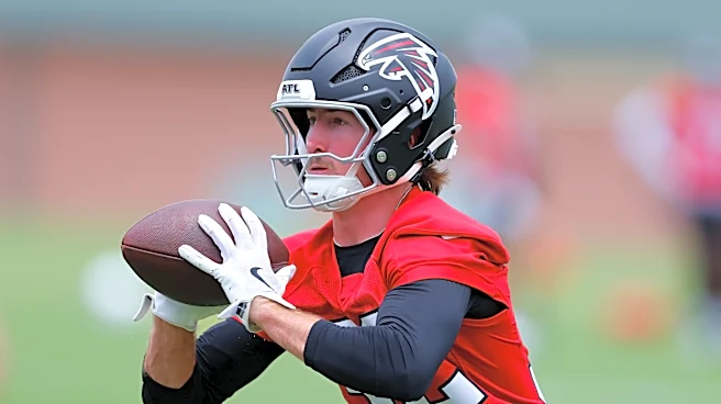 Falcons QB Michael Penix throws TD pass to rookie Cash Jones
