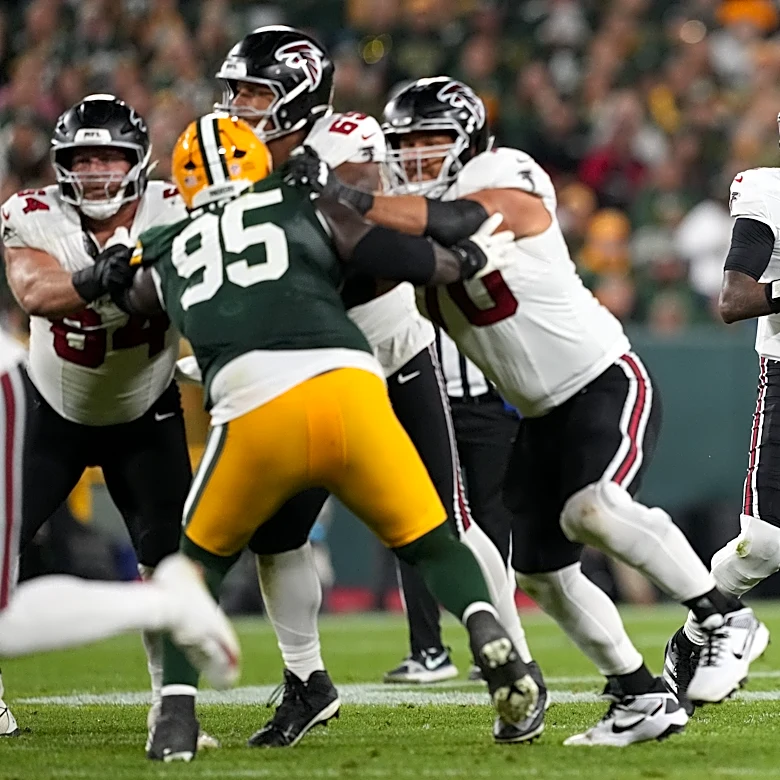 Falcons offensive tackle fined by NFL for unnecessary roughness