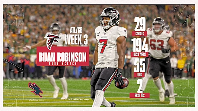 Falcons RB Bijan Robinson leads NFL in rushing after monster game