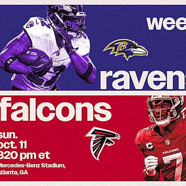 Falcons vs. Ravens live updates: Start time, TV channel, inactives