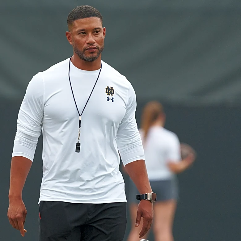 See highlights of Notre Dame football’s first fall practice