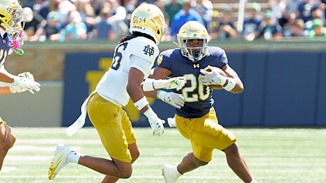 Another Notre Dame freshman standing out early during fall practice