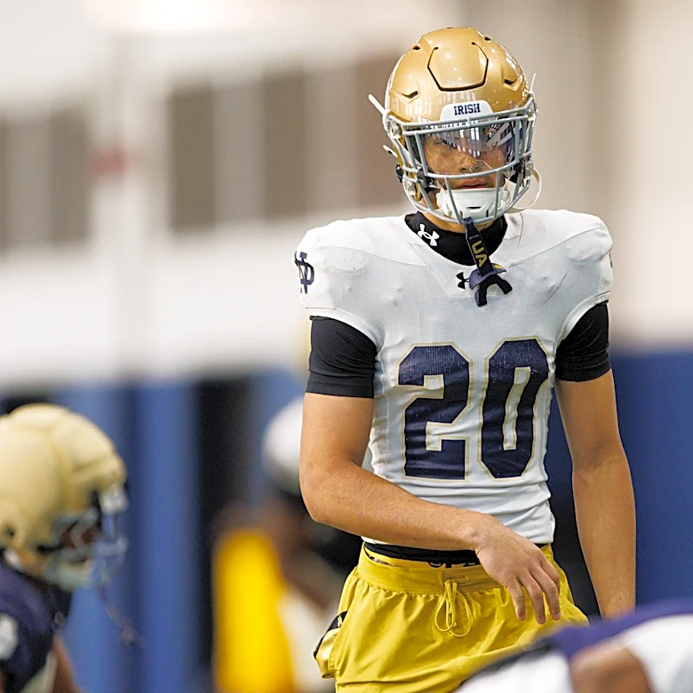 Notre Dame’s 5-star freshman makes huge play during Saturday scrimmage