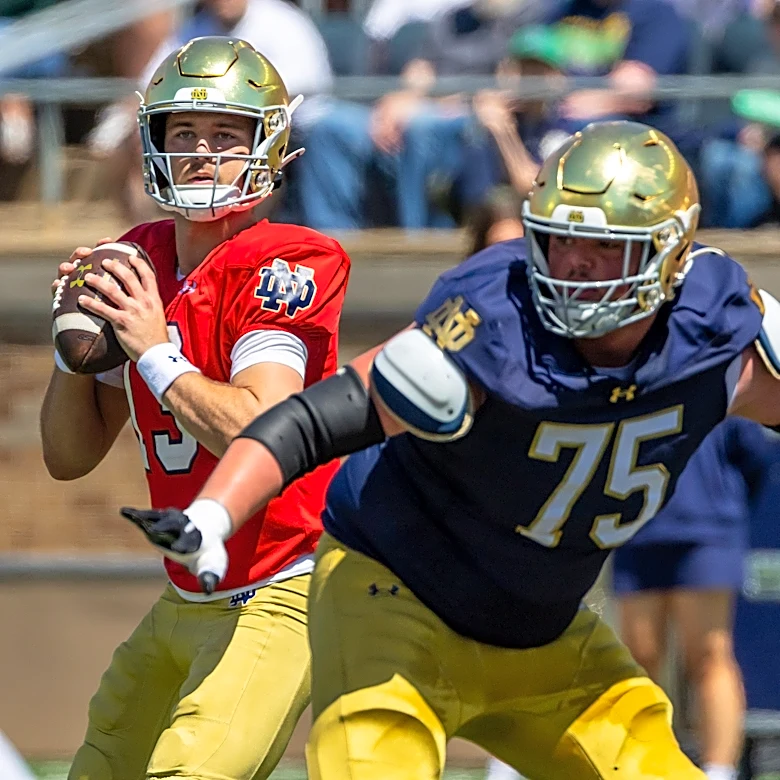 Anonymous coaches rave about Notre Dame quarterback CJ Carr