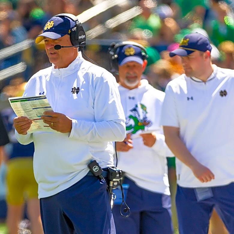Notre Dame OC Mike Denbrock says offense ready for short yardage