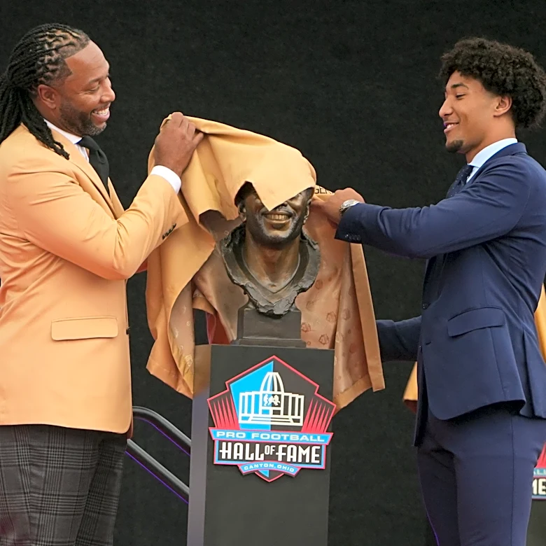 ‘Proud dad moment’ for HOF'er Larry Fitzgerald at Notre Dame game