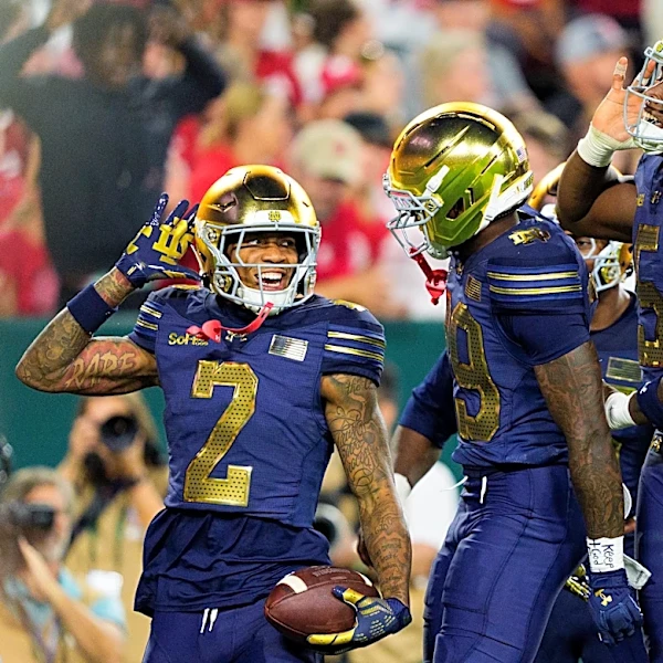 Did Notre Dame’s rank move in US LBM Coaches Poll after Week 1 win?