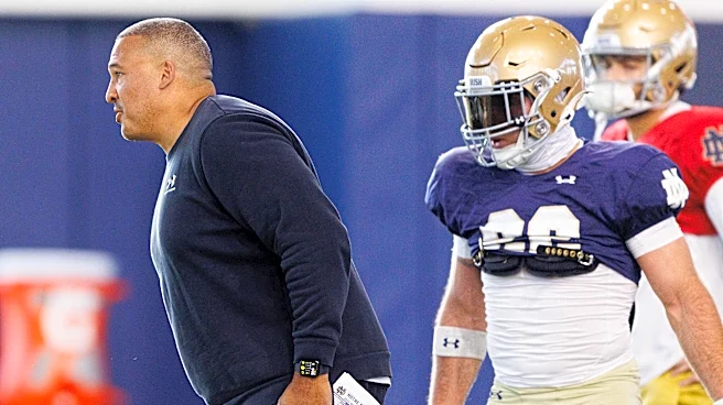 Notre Dame RB coach hopes for unit to stop ‘feeling that pressure’