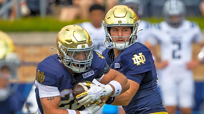 Watch Notre Dame quarterback CJ Carr seal the win over Michigan State