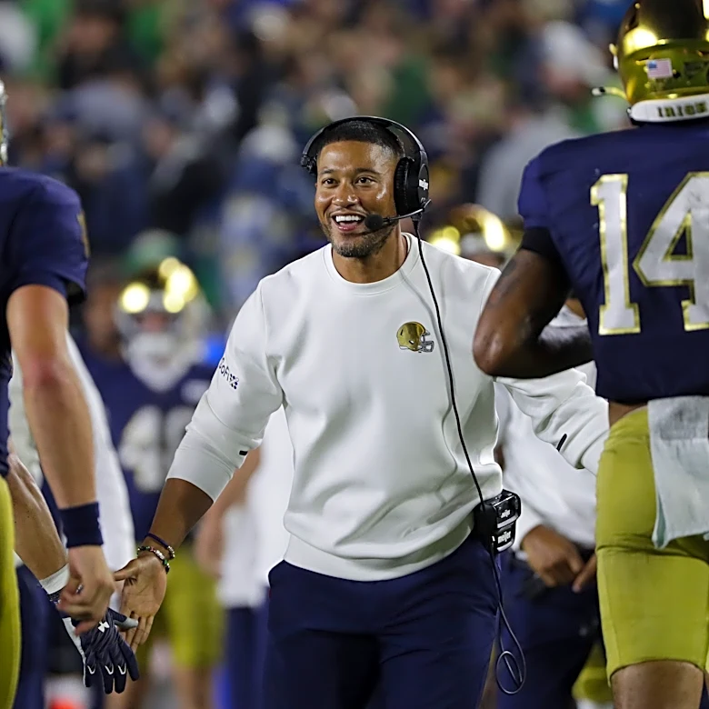 Freeman speaks highly of Carr, defense after Notre Dame's win over MSU