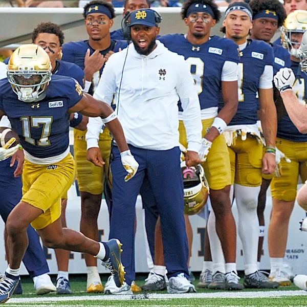 Ex-Spartan star wears Blue & Gold as Notre Dame son faces alma mater