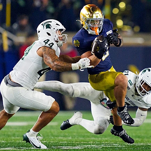 Notre Dame shares terrible ‘26 rushing stat with Arkansas after Week 3