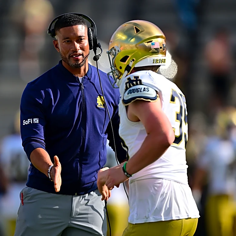 Does On3 has Notre Dame as a top-5 seed in its latest CFP projections?