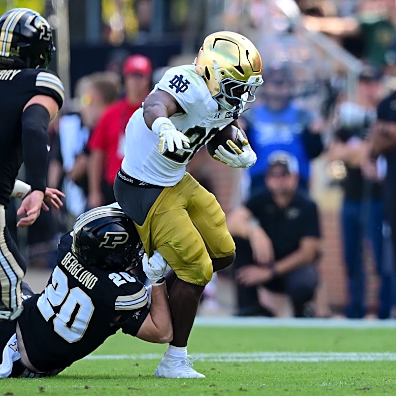 Notre Dame’s Jonaz Walton accomplishes feat as freshman running back